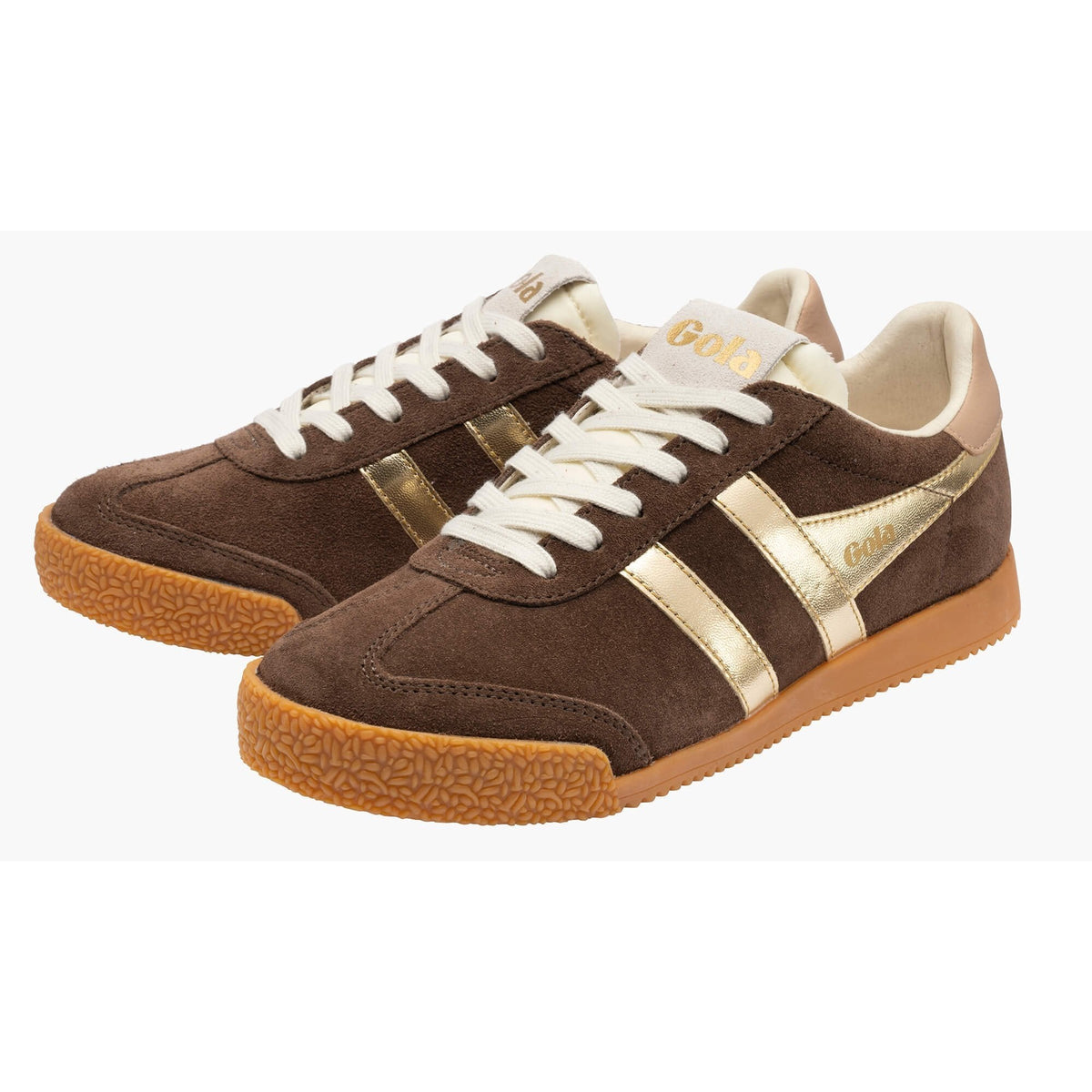 Elan Glitz Sneaker - Dark Brown/Gold/Cameo