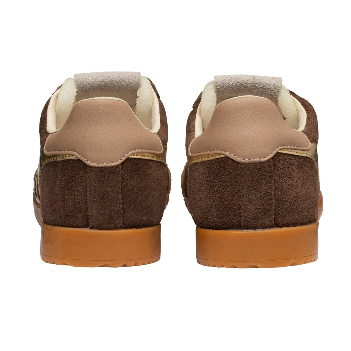 Elan Glitz Sneaker - Dark Brown/Gold/Cameo