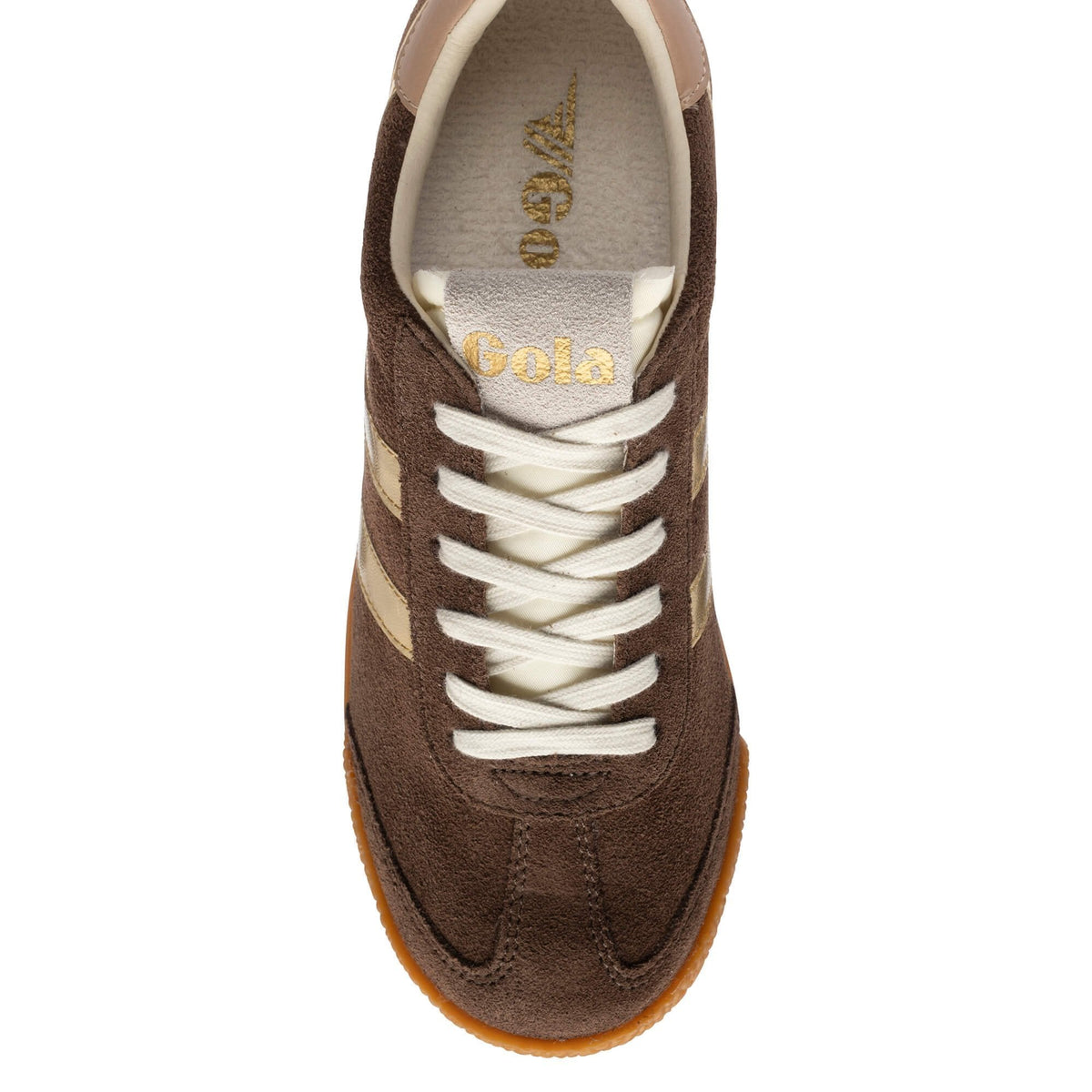 Elan Glitz Sneaker - Dark Brown/Gold/Cameo