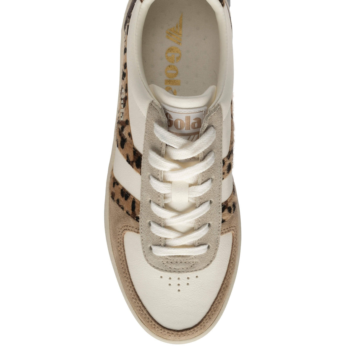 Grandslam Safari Sneaker - Off White/Leopard