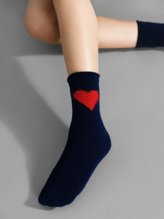 Love Cashmere Crew Socks