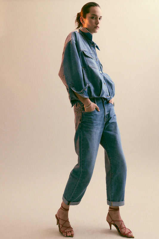 Donny Rolled Hem Boyfriend Jean - Heartfelt