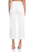 Load image into Gallery viewer, Kendall Wide Leg Crop - Regal White
