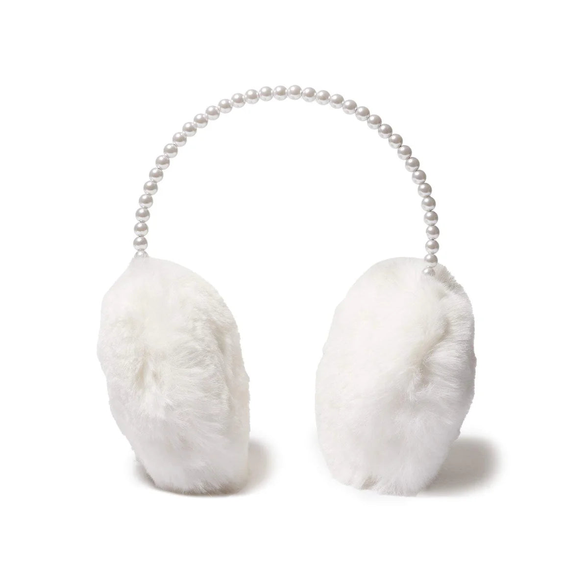 Faux Fur Pearl Ear Muffs