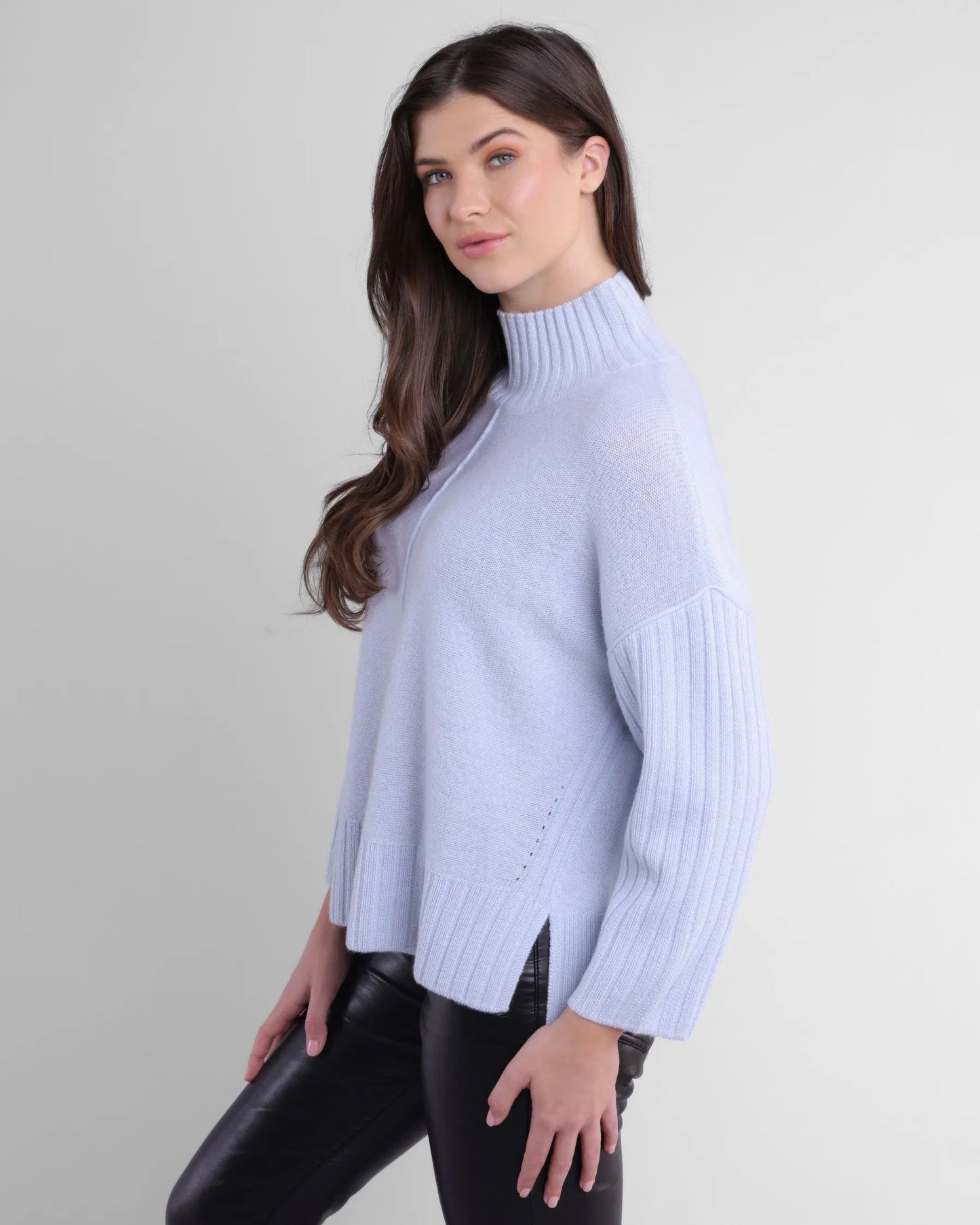 Cashmere Parker Turtleneck