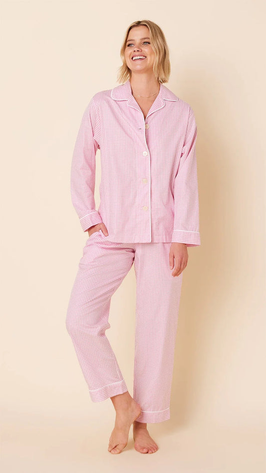 Classic Gingham Luxe Pima Pajama Set