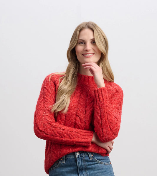 Dylan Cable Knit Sweater