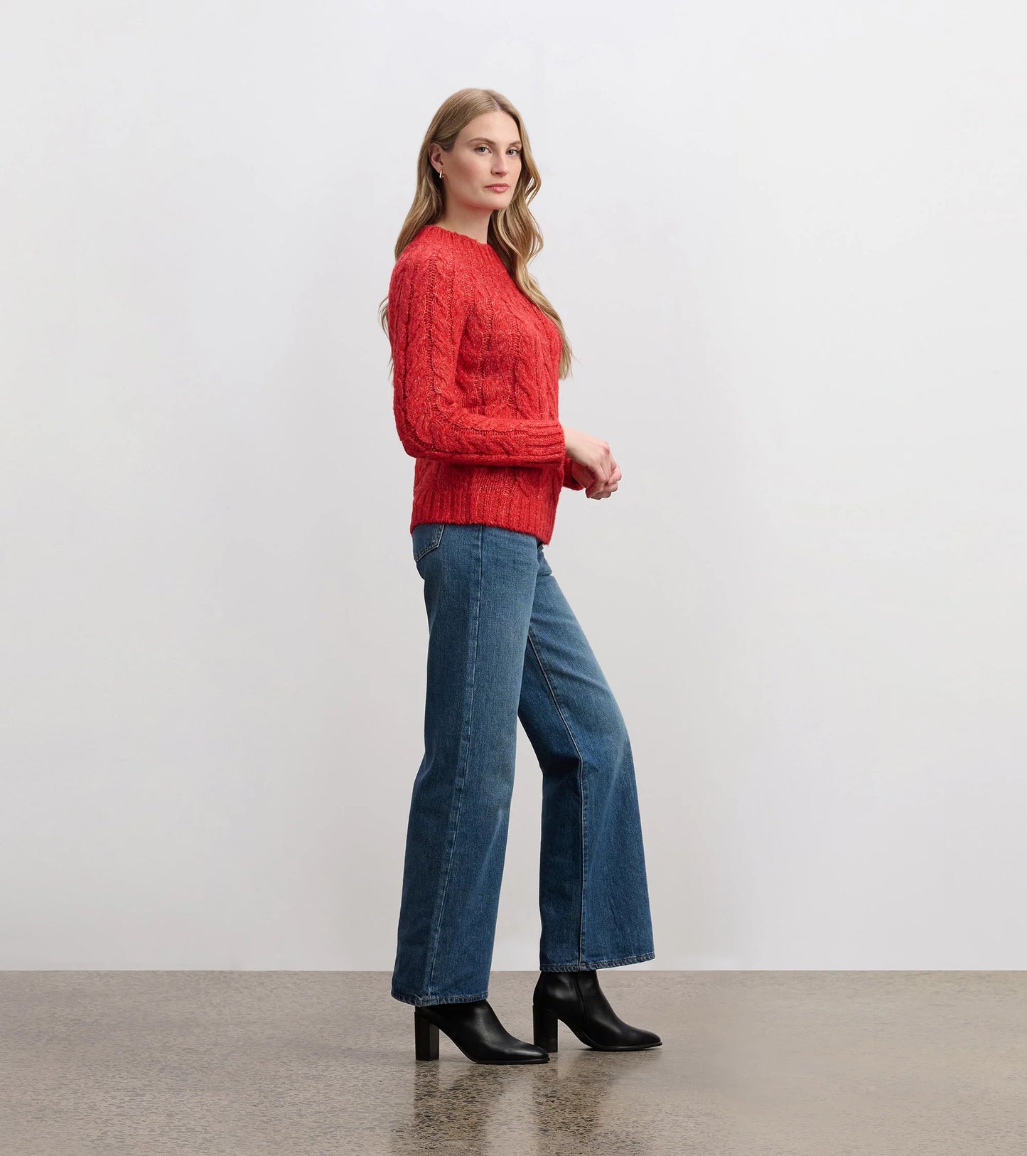 Dylan Cable Knit Sweater