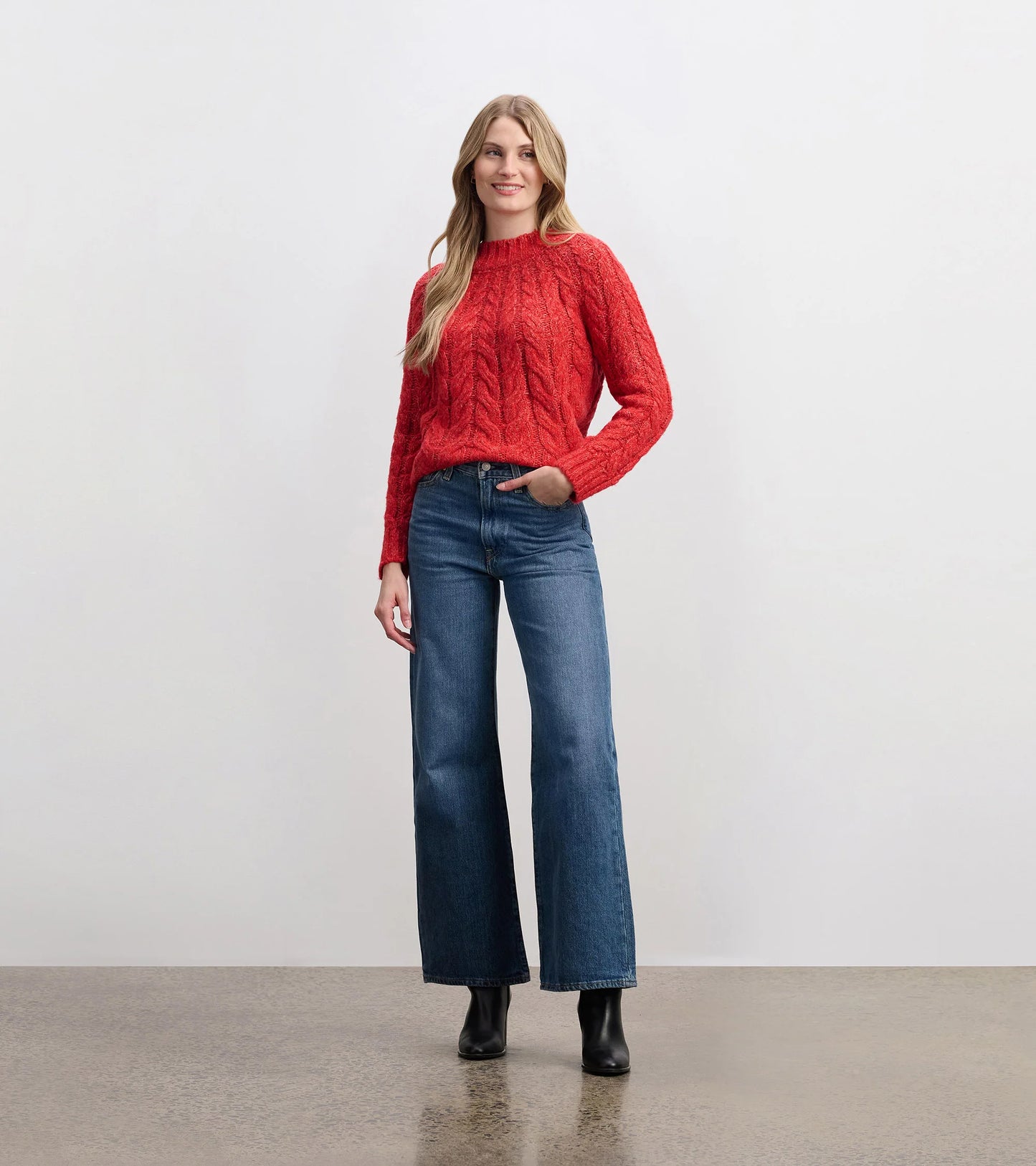 Dylan Cable Knit Sweater