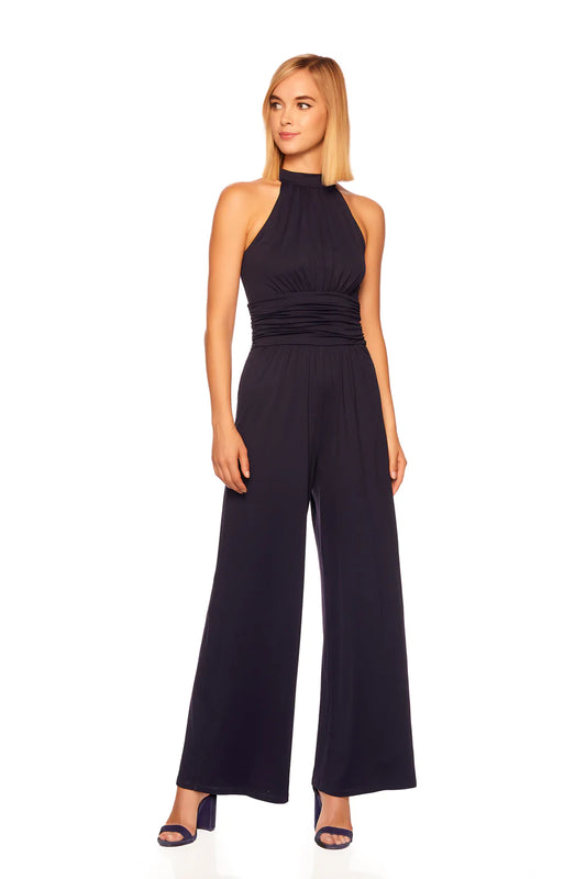 Mock Turtleneck Jumpsuit