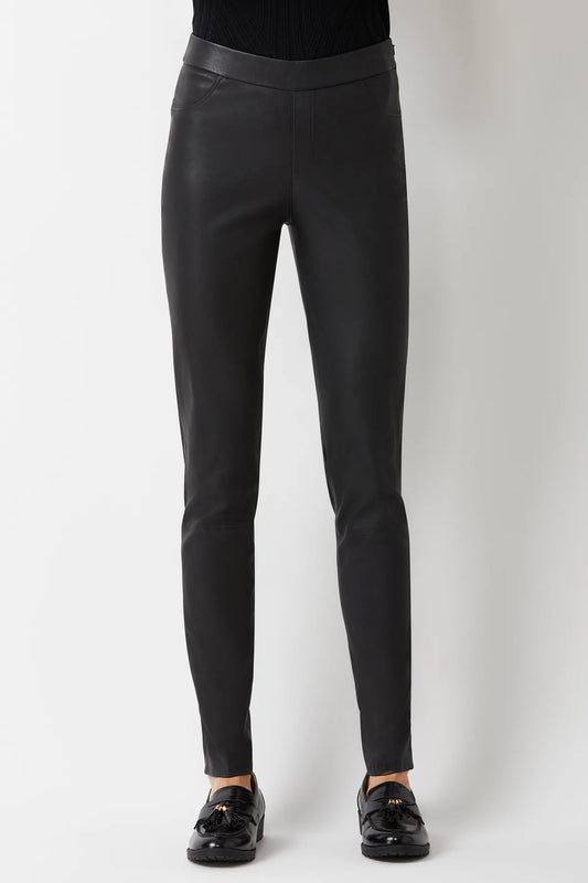 Stretch Leather Leggings