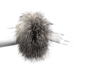 Fox Fur Snap Cuffs