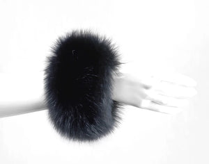 Fox Fur Snap Cuffs