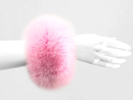 Fox Fur Snap Cuffs