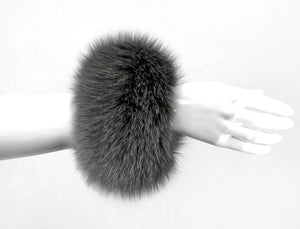 Fox Fur Snap Cuffs