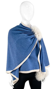Knit Wrap Pull Thru w/ Fox Trim #2