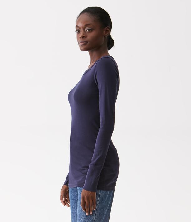 Legacy Supima Raw Edge Band Crew (8701)