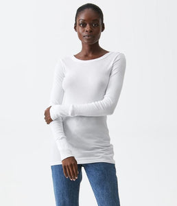 Legacy Supima Raw Edge Band Crew (8701)
