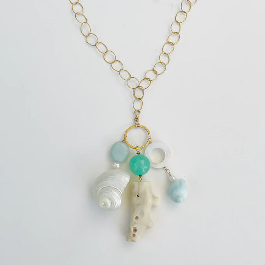 Newport Necklace - Sea Blue Green
