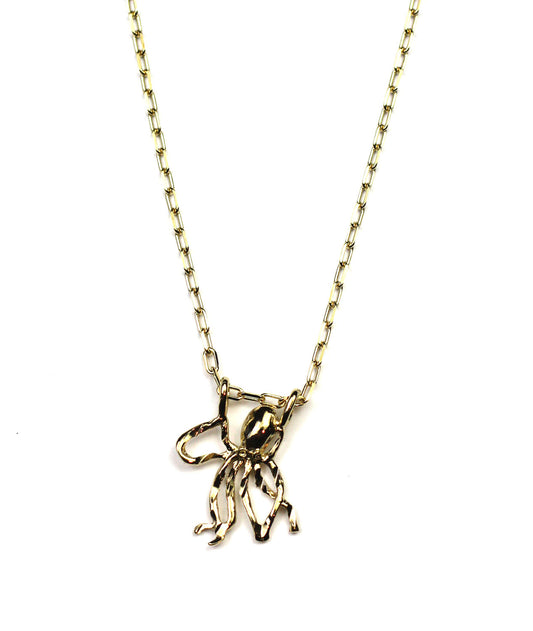 Octopus Charm Necklace