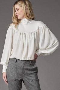 Double Georgette Turtleneck