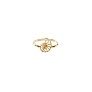 Gold Vermeil Nautilus Ring