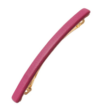 Load image into Gallery viewer, Genuine Leather Long &amp; Skinny Barrette
