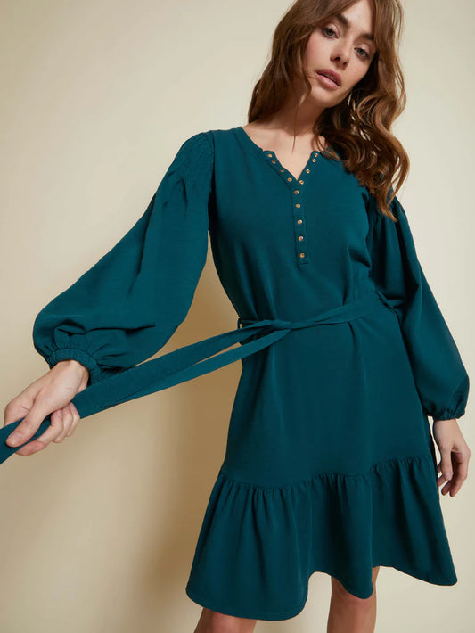 Talli Flounce Mini Dress