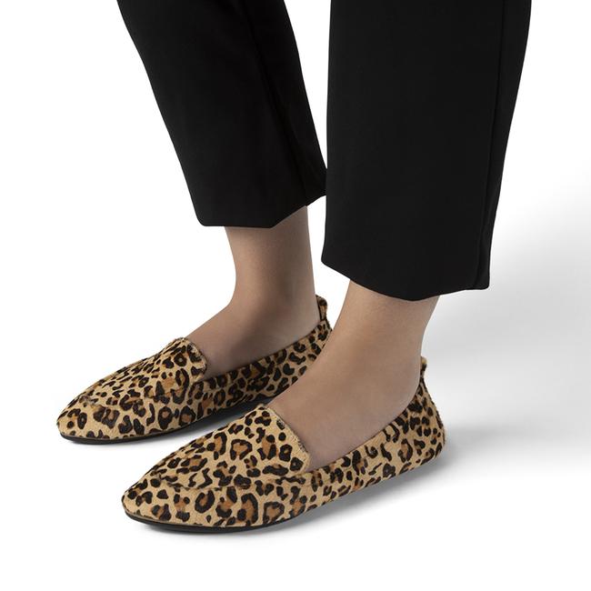 Skyler Leopard Calf Hair Loafer