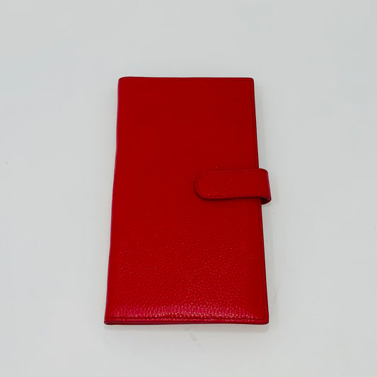 Leather Long Passport Wallet
