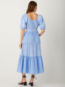Tiered Stripe Dress