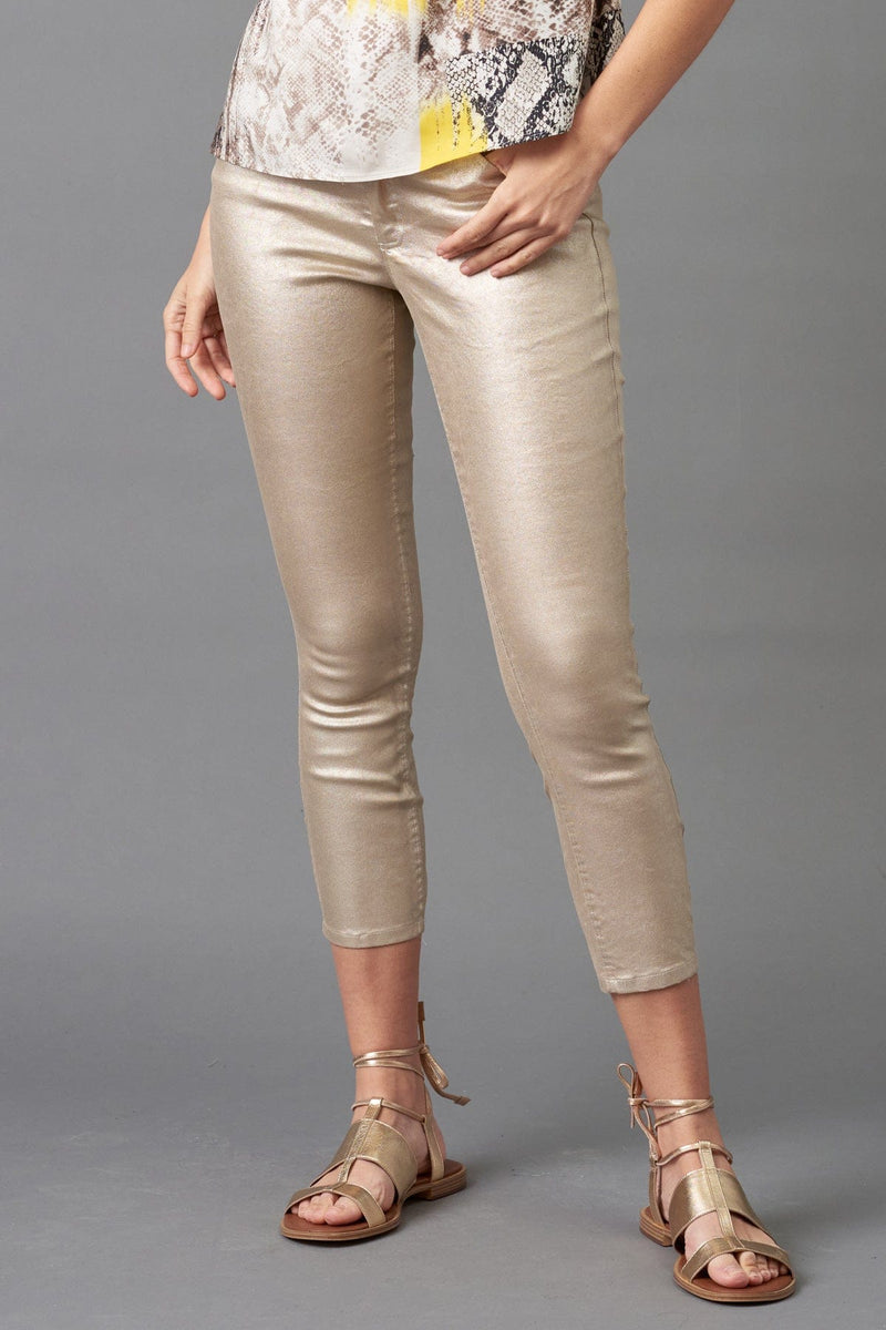 Gold Denim Skinny Jeans