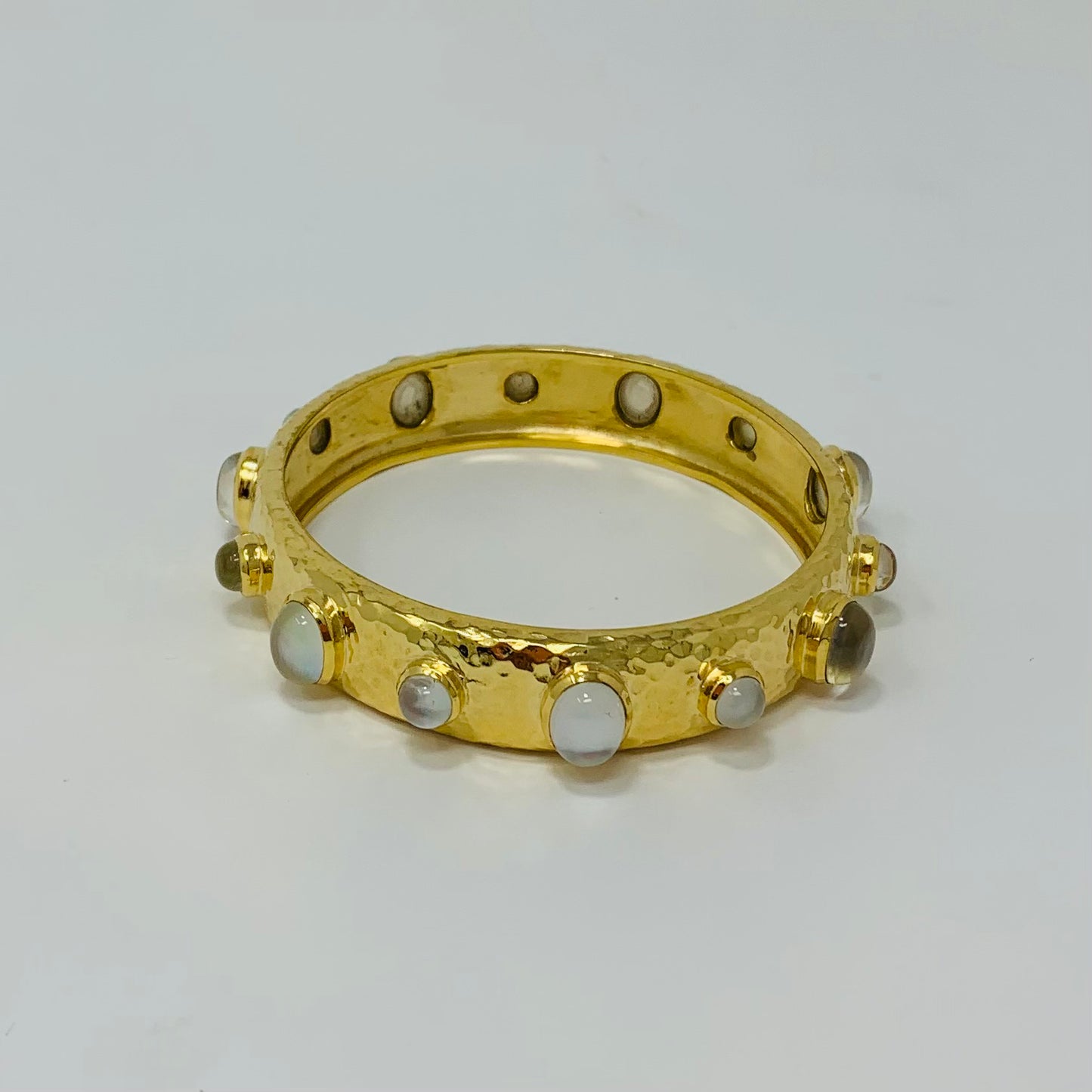 Gold Bracelet w Stones - Small