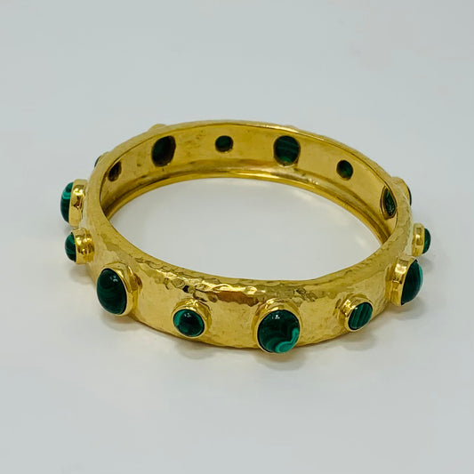 Gold Bracelet w Stones - Small