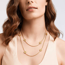 Load image into Gallery viewer, Colette Station Necklace Gold
