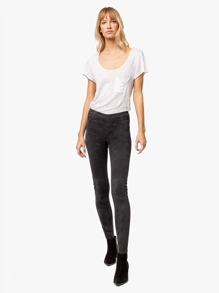 Kenny Stretch Suede Leggings